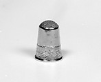 Thimble, Carl Wilhelm Trozelius Swedish, Gold, coral (?), Swedish, Stockholm