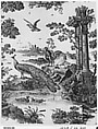 Printed cotton, Designed by Robert Jones, Cotton and linen, British, London