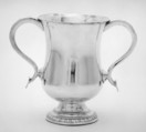 Two-handled cup, John Hoyland and Co., Sheffield plate and wood, British, Sheffield