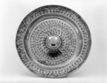 Rosewater dish, Pewter, Dutch or German