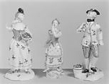 Dancing girl, Ansbach Pottery and Porcelain Manufactory German, Hard-paste porcelain, German, Ansbach