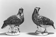 Partridge (one of a pair), Meissen Manufactory  German, Hard-paste porcelain, German, Meissen
