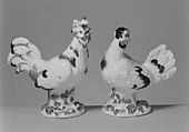 Rooster (one of a pair), Meissen Manufactory German, Hard-paste porcelain, German, Meissen
