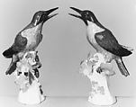 Woodpecker (one of a pair), Meissen Manufactory German, Hard-paste porcelain, German, Meissen