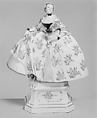 Lady with pug dogs, Meissen Manufactory German, Hard-paste porcelain, German, Meissen