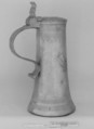 Tankard or flagon, Pewter, German