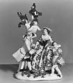 The Betrothal, Meissen Manufactory German, Hard-paste porcelain, German, Meissen