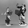 Bird seller (one of a pair), Meissen Manufactory  German, Hard-paste porcelain, German, Meissen