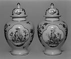 Vase (one of a pair), Meissen Manufactory  German, Hard-paste porcelain, German, Meissen