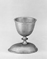 Egg cup, Pewter, German