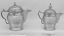 Coffeepot, Pewter, German