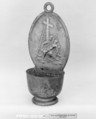 Small or hanging bénitier, Pewter, French or Flemish