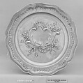 Plate, Pewter, probably French
