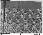 Panel from a skirt, Silk, French