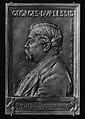 In Honor of George Duplessis, Curator of Prints, Bibliothéque National, Louis-Oscar Roty  French, Bronze, cast, French