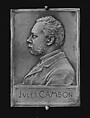 In Honor of M. Jules Cambon on his Appointment as Governor General of Algeria, 1891, Louis-Oscar Roty  French, Bronze, double struck, silvered, French