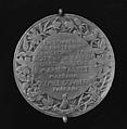 Memorial of Baptism of the Artist's Son, Jean Georges Emile Roty, Medalist: Louis-Oscar Roty (French, Paris 1846–1911 Paris), Bronze, French