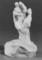 Hand with base, Auguste Rodin  French, Cast plaster, French