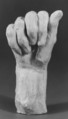Hand, Auguste Rodin French, Cast plaster, French