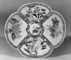 Cup and saucer (one of a pair), Hard-paste porcelain, Chinese, for European market
