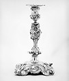 Four candlesticks, Silver, possibly British
