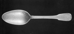Set of twelve spoons, Pewter, French