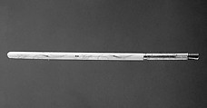 Pen handle (part of a set), S. Mordan & Co., England British, Silver, ivory, Russian