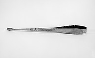 Tweezers and ear spoon (part of a set), Steel, Russian