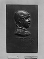 Therese, Alexandre-Louis-Marie Charpentier French, Bronze, cast, oblong, rectangle, single, French