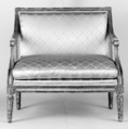 Small settee (marquise), Sulpice Brizard (ca. 1735–after 1798, master 1762), Carved and gilded beechwood, French, Paris