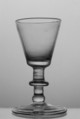Wineglass, Glass, probably British