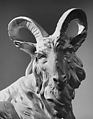 Reclining goat, Meissen Manufactory (German, 1710–present), Hard-paste porcelain, German, Meissen