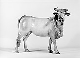 Cow, Polychromed terracotta, Italian, Naples