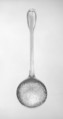 Sugar spoon, Jean-Pierre Chézelle, Silver, parcel gilt, French, Paris