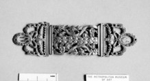 Book clasp, Silver, French