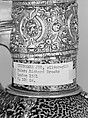 Tankard, Possibly by Richard Brooke (active 1581–83), Tigerware, silver gilt, British, London