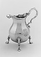 Jug, Bernard Fletcher (active 1725–41), Silver, British, London