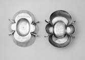 Set of six salts, Possibly by Christopher Shaw (active 1656–64), Silver, British, London