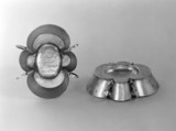 Set of six salts, Possibly by Christopher Shaw (active 1656–64), Silver, British, London