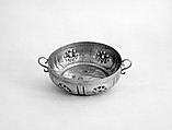 Wine taster or mustard dish, John Sutton, Silver, British, London