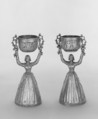 Wager cup (one of a pair), J. A. or I. A., London (early 19th century), Silver, British, London