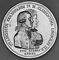 Francis Ferdinand IV and Clementina, Medalist: Bernhard Perger, Gold, German