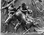 Saint Daniel of Padua dragged by a horse before the Roman governor of Padua, Francesco Bertos (Italian, 1678–1741), Bronze, Italian, Padua
