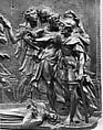 Saint Daniel of Padua dragged by a horse before the Roman governor of Padua, Francesco Bertos (Italian, 1678–1741), Bronze, Italian, Padua