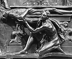 Saint Daniel of Padua Nailed between Two Planks of Wood, Francesco Bertos (Italian, 1678–1741), Bronze, Italian, Padua