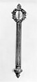 Torricellian barometer, Mahogany; mercury, British