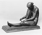Woman at Her Toilet, Jane Poupelet  French, Bronze, French