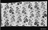 Panel, Linen, cotton, wool, French