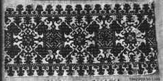 Band, Silk on linen, Greek, possibly Cyclades (Pholegandros)