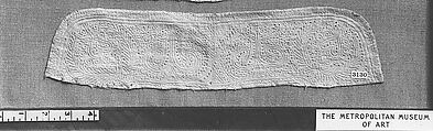 Cap fragment, Linen, Hungarian, Lubina
